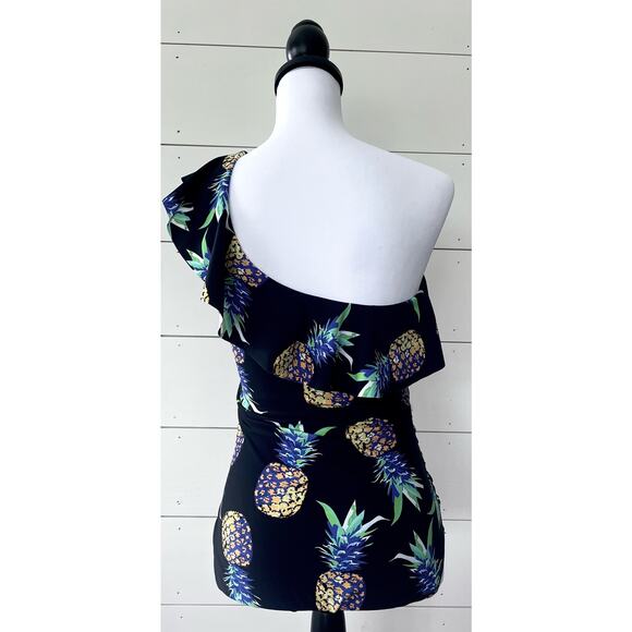 Hilor Womens One Piece Swimsuits with Pineapples - Size 10 - Picture 6 of 14